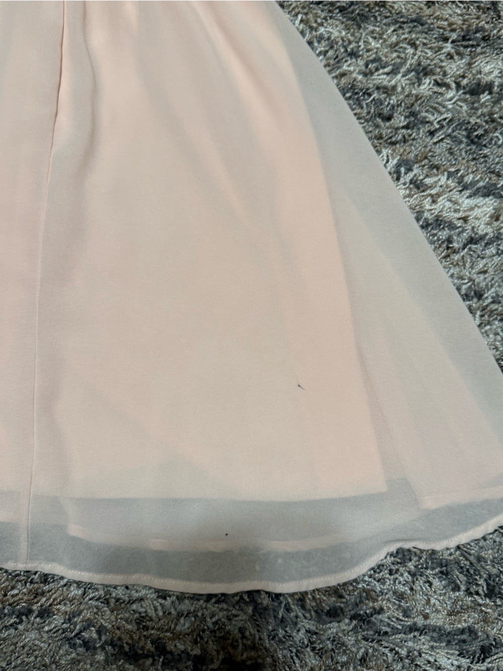 miami Soft Pink Chiffon Mini Dress - Picture 9 of 9